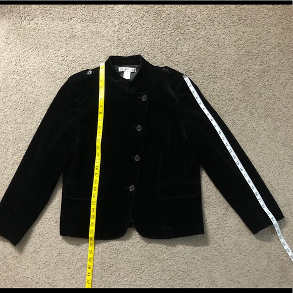 Pursuits LTD Velvet Jacket Sz 14 🦋Buttons Down - Picture 5 of 15